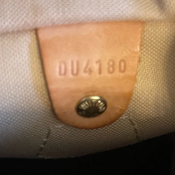 LOUIS VUITTON Damier Azur Speedy 30 Hand Bag Authentic, Vintage - Picture 11 of 14